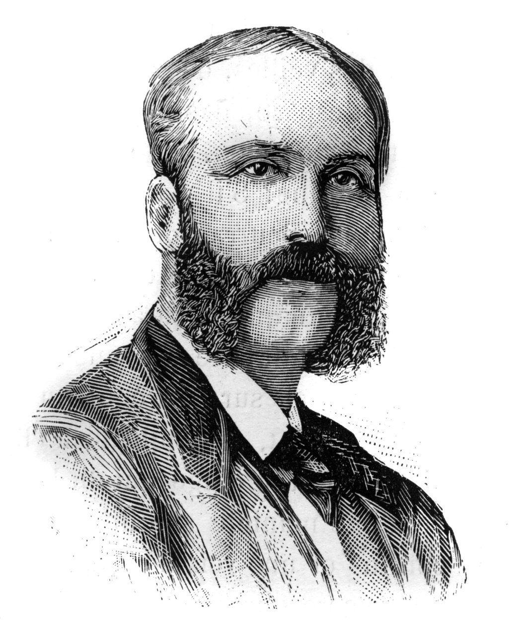 صورة تشارلز بايهوت (1843-1917) ، سياسي فرنسي. نقش في "" Le Monde Illustré "" ، 16 يناير بواسطة المدرسة الفرنسية
