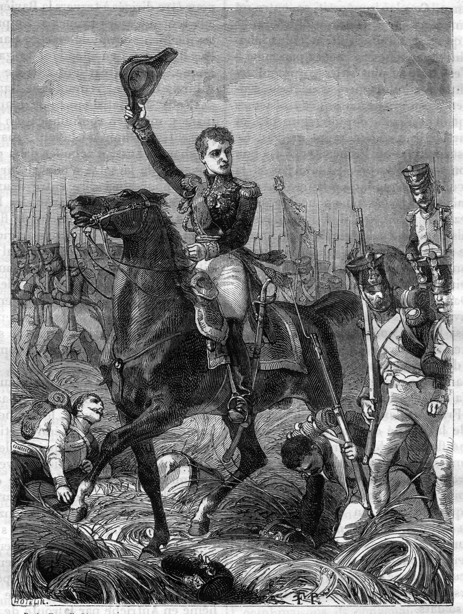 صورة تشارلز إتيان جودان دي لا سابلونيير (1768-1812) فرانسيه عام - في "تاريخ الإمبراطورية يتماشى مع تاريخ القنصلية" لأدولف تيير - 1879 - مجموعة خاصة بواسطة المدرسة الفرنسية