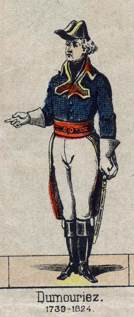 صورة تشارلز فرانسوا دوموريز ، القائد العام للجيش الشمالي عام 1792 (1739-1823) ". صورة إبينال من نهاية القرن التاسع عشر. بواسطة المدرسة الفرنسية