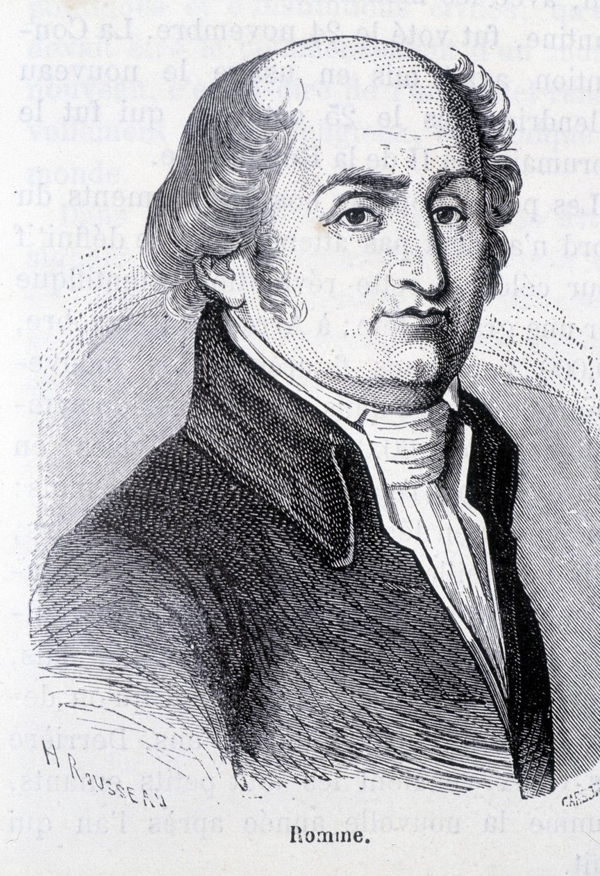 صورة تشارلز جيلبرت روم ، سياسي فرنسي (1750-1795) - في "L