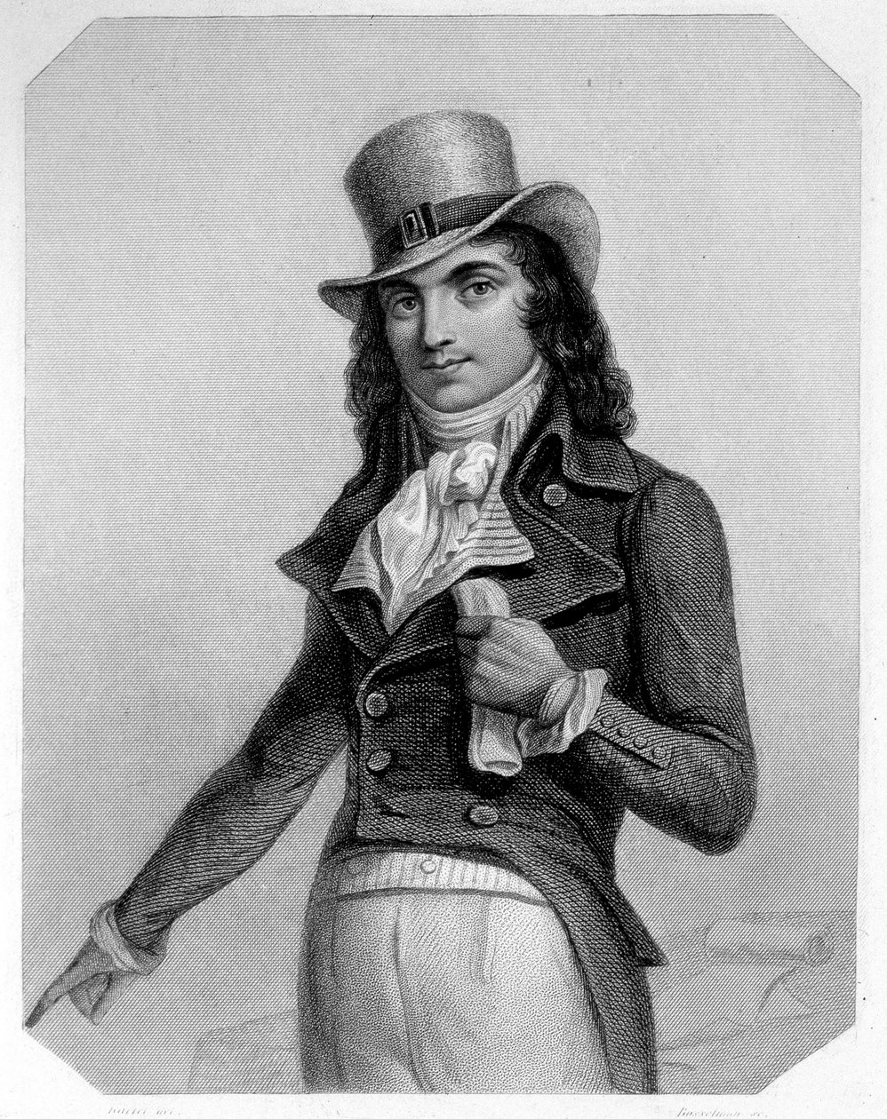Portrait of Charles Jean Marie Barbaroux (1767-1794), French politician. In” L