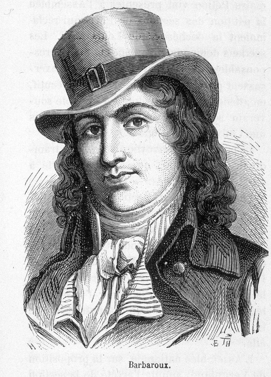 صورة تشارلز جان ماري باربارو (1767 - 1794) ، سياسي فرنسي قاد اتحادات مرسيليا عندما تم الاستيلاء على التويلري في عام 1792. بواسطة المدرسة الفرنسية