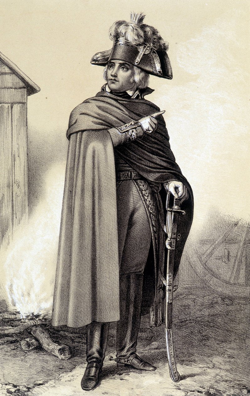 صورة تشارلز بيشيجرو ، الجنرال الفرنسي (1761-1804). في "" المعرض التاريخي للثورة الفرنسية "لألبرت مورين بواسطة المدرسة الفرنسية