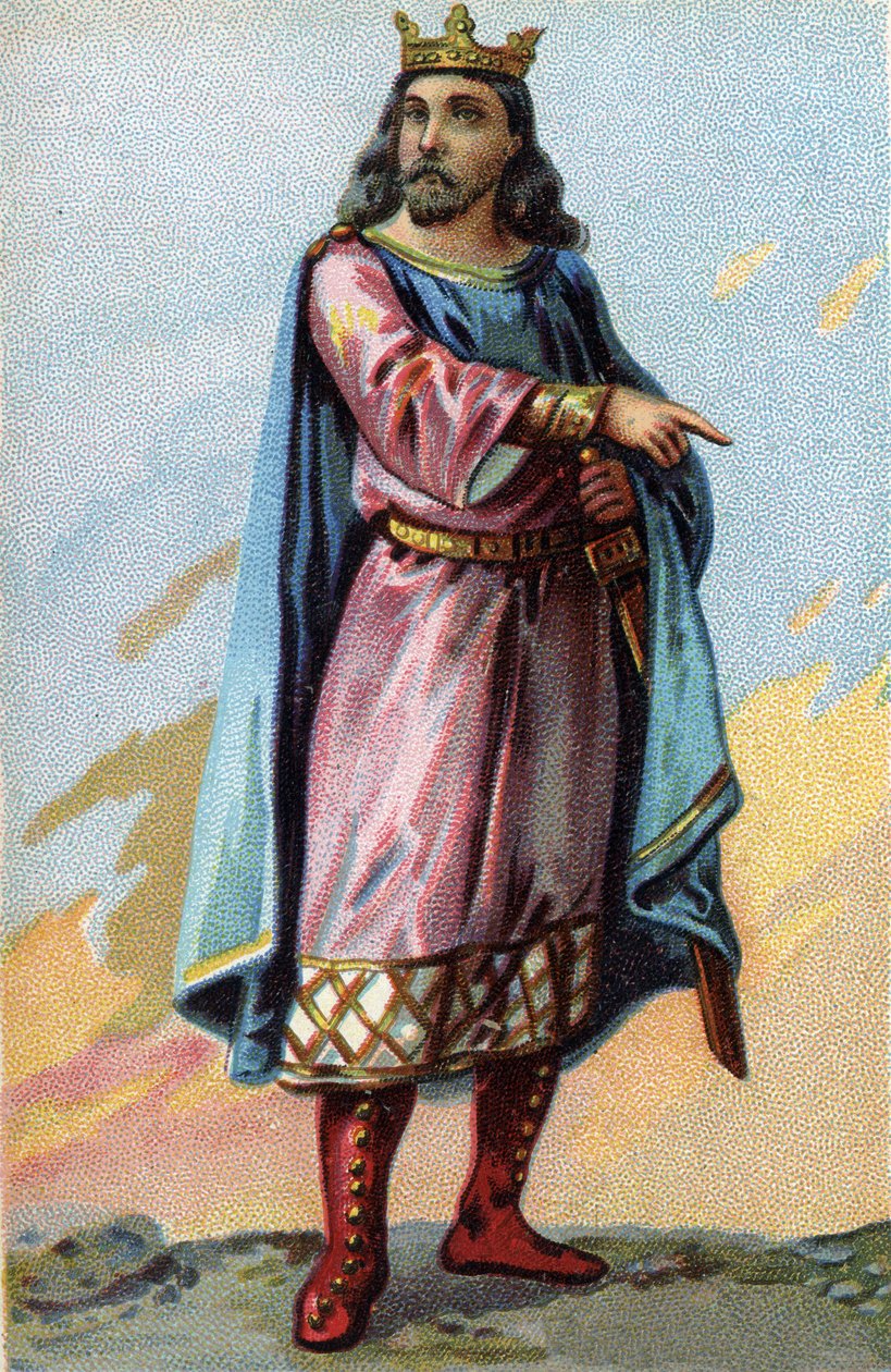 صورة لكلوتاير (كلوثير) الثاني ، ملك الفرنجة (584-629). بواسطة المدرسة الفرنسية