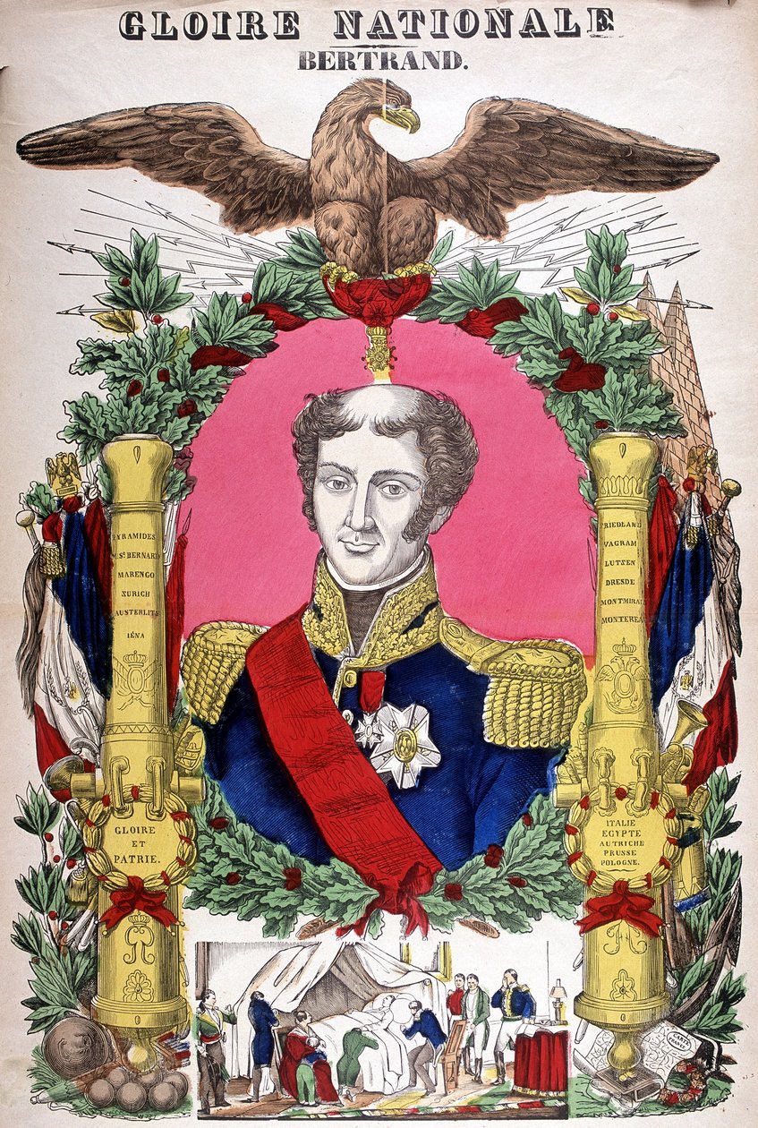 صورة للكونت برتران (1773 - 1844) ، الجنرال الفرنسي. صورة إبينال بواسطة المدرسة الفرنسية