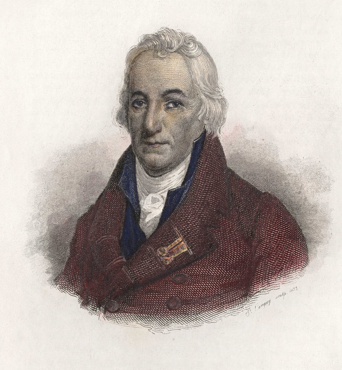 صورة للكونت كلود بيرثوليت (1748-1822) ، الكيميائي الفرنسي. في "Portraits des Hommes Useful" بواسطة المدرسة الفرنسية