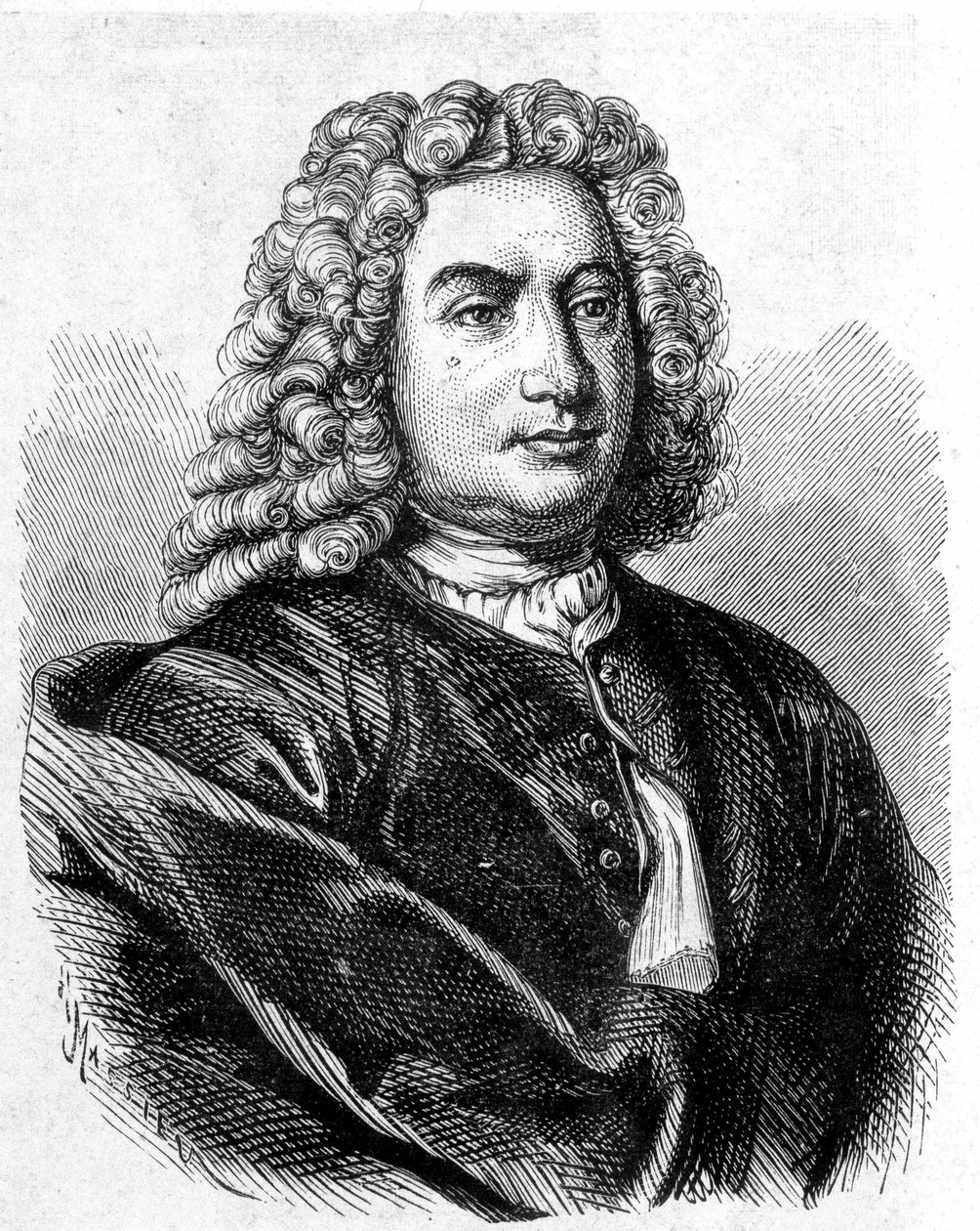 صورة لدانيال برنولي (برنولي) (1700 - 1782) ، عالم رياضيات وفيزيائي سويسري - في ألبوم "Album de la Science؛ علماء لامعون الاكتشافات الكبرى ”” “1896. بواسطة المدرسة الفرنسية