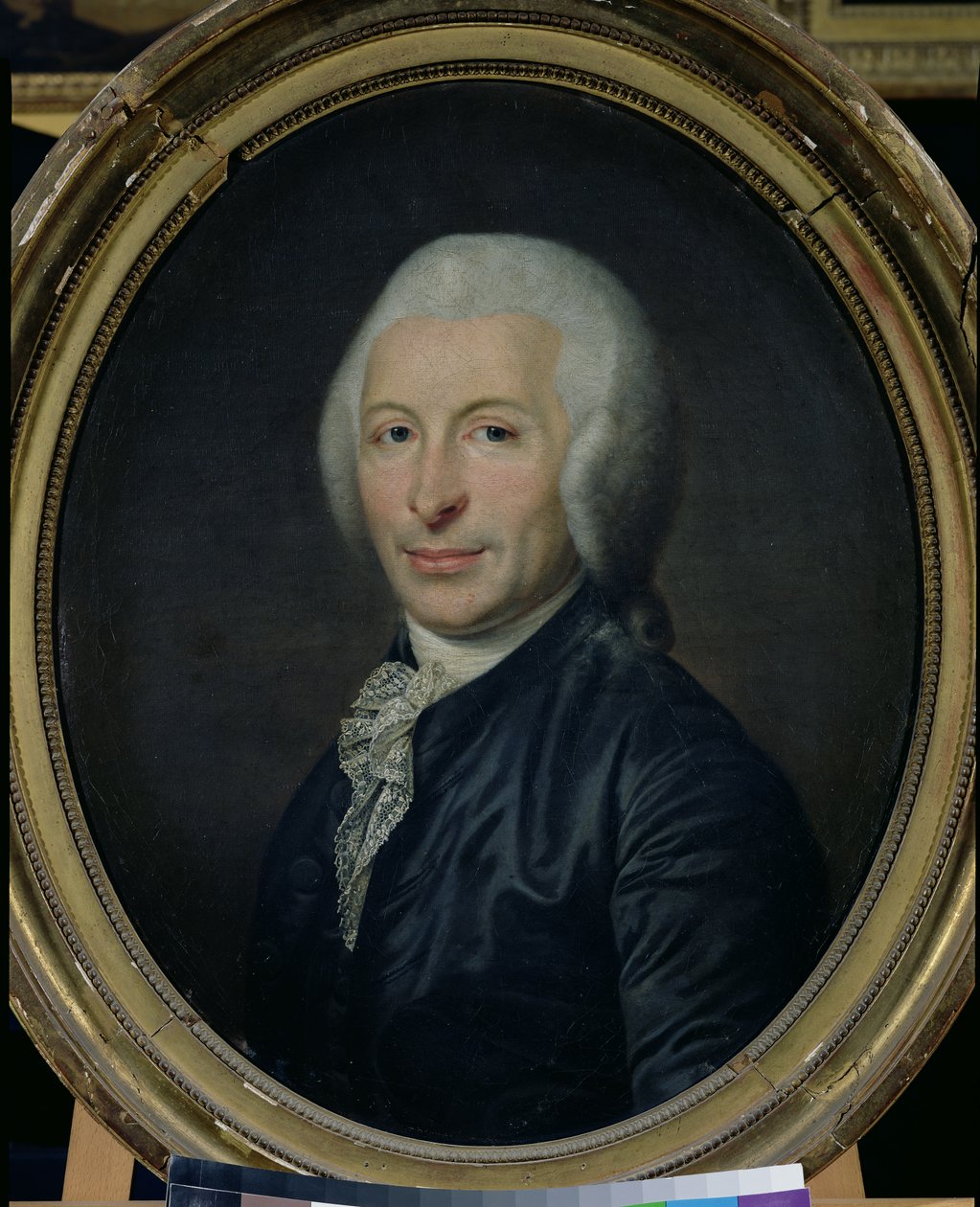 صورة للدكتور جوزيف إجناس جيلوتين (1738-1814) (زيت على قماش) بواسطة المدرسة الفرنسية
