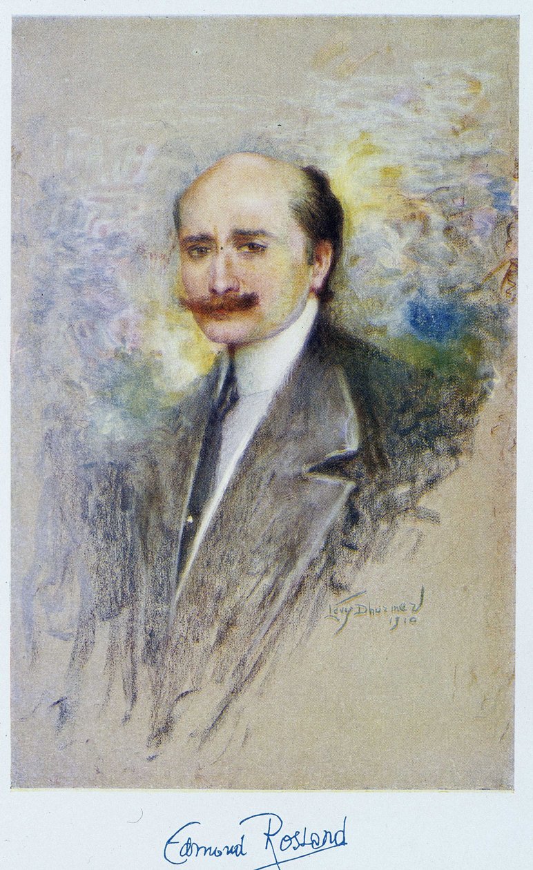 صورة إدموند روستاند عام 1910 بواسطة المدرسة الفرنسية