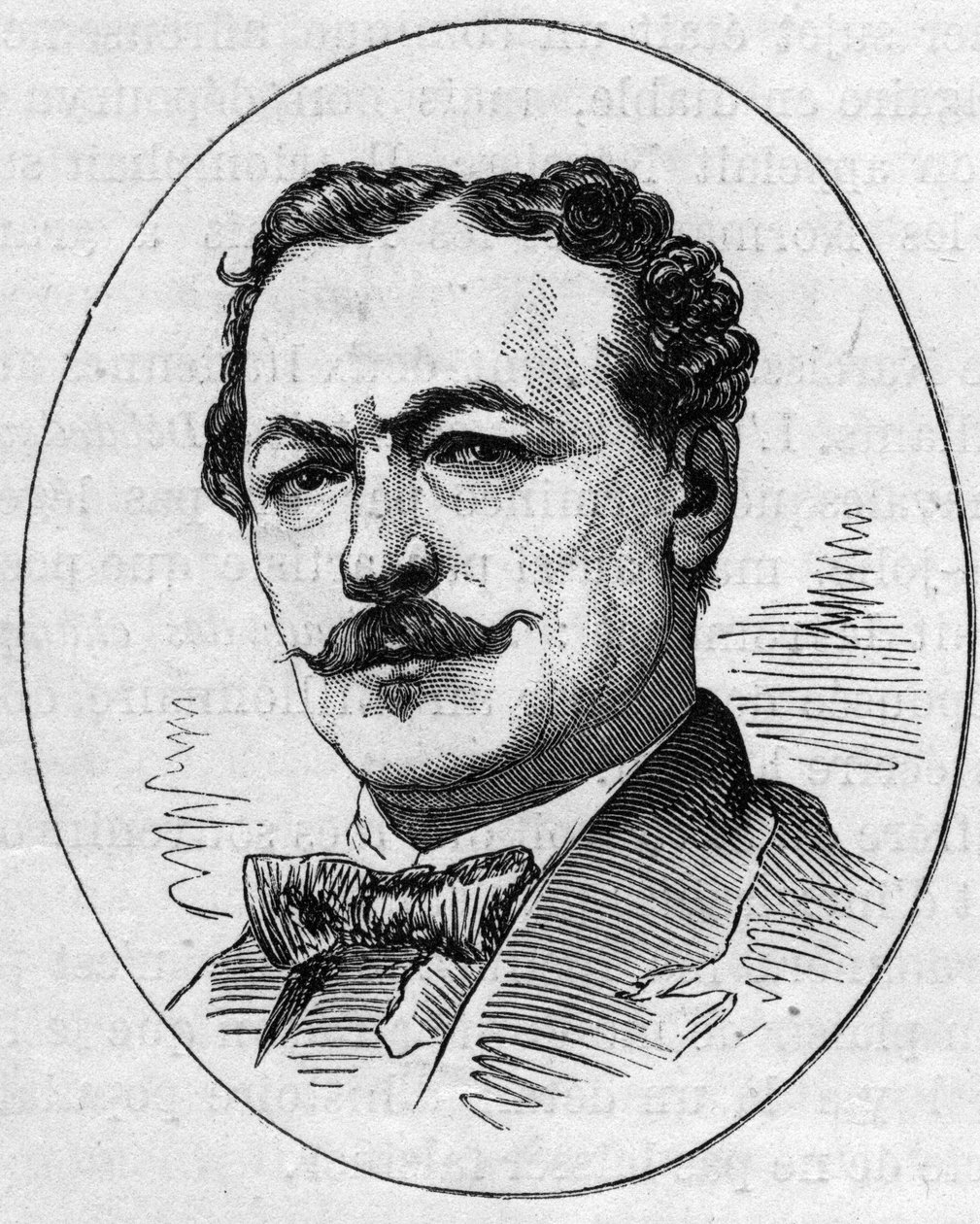 صورة لإدوارد لويس دوبوف (1820-1883) ، رسام فرنسي. نقش في "" Le Monde Illustré "" رقم 890 بتاريخ 2 مايو 1874. بواسطة المدرسة الفرنسية
