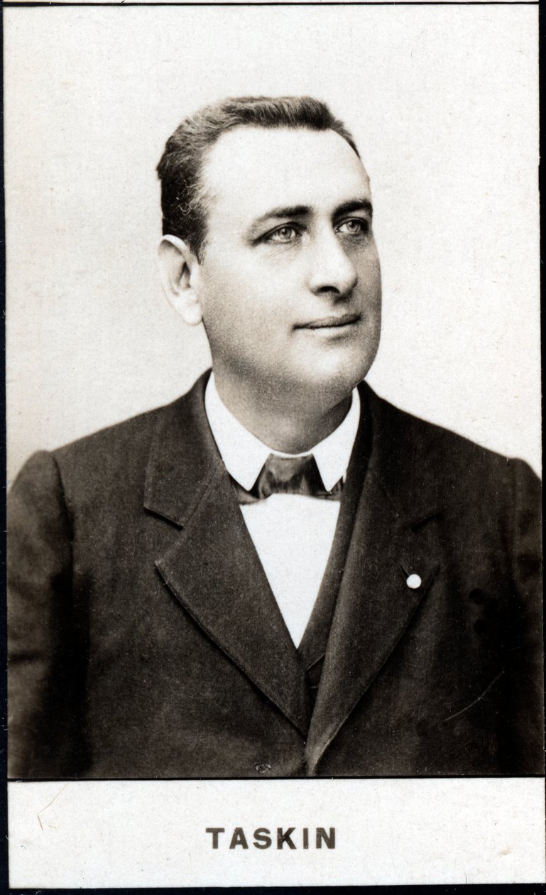 صورة لإميل ألكسندر تسكين (1853-1897) ، باريتون الأوبرا الفرنسية بواسطة المدرسة الفرنسية