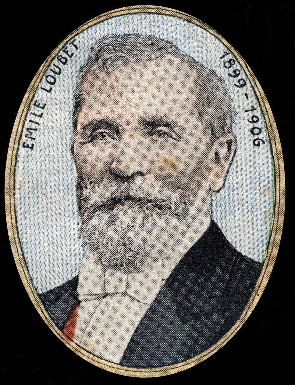 صورة شخصية لإميل لوبيه (1836-1929) ، رئيس الجمهورية الفرنسية. بواسطة المدرسة الفرنسية
