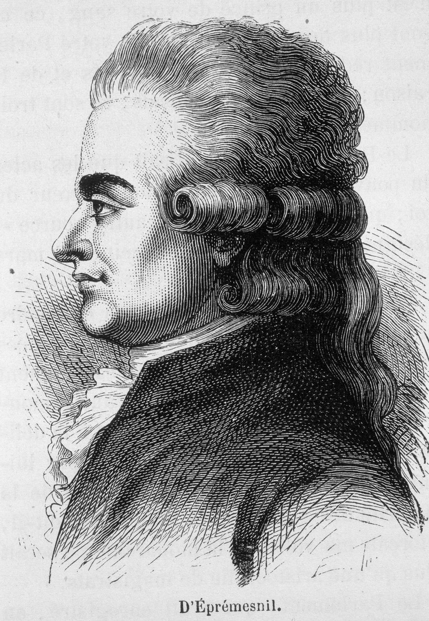 صورة إبريميسنيل ، القاضي والسياسي الفرنسي (1746 - 1794) - في "" L