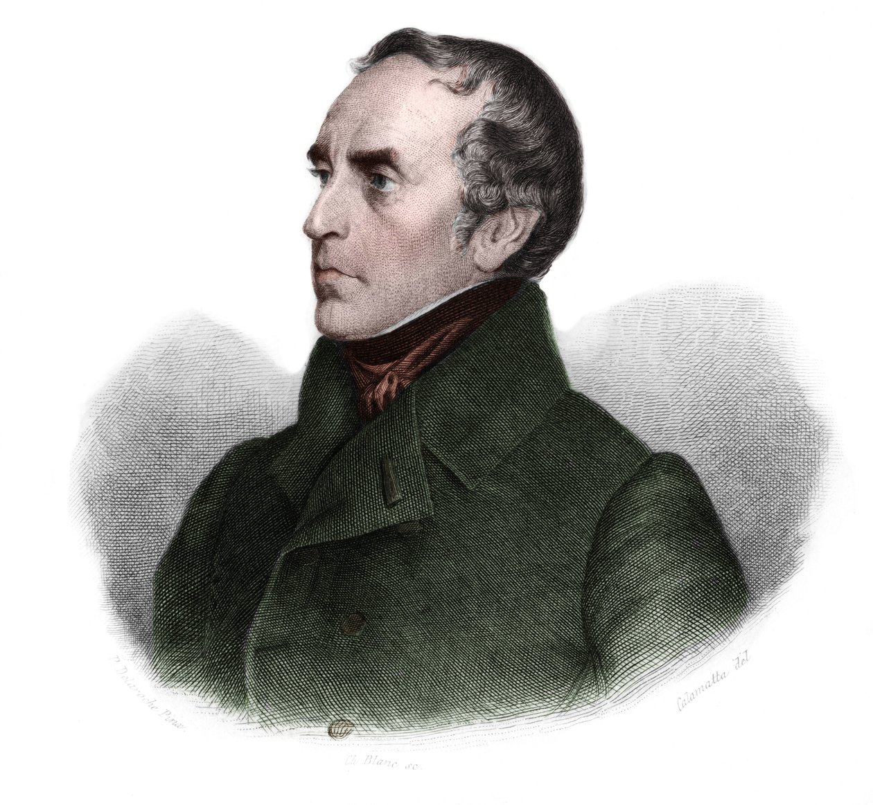 صورة لفرانسوا جيزو (1787-1874) ، مؤرخ ورجل دولة فرنسي. في "" LIBRE DES SPORERS "للويس دي كورمينين تيمون. 1842. مجموعة خاصة. بواسطة المدرسة الفرنسية