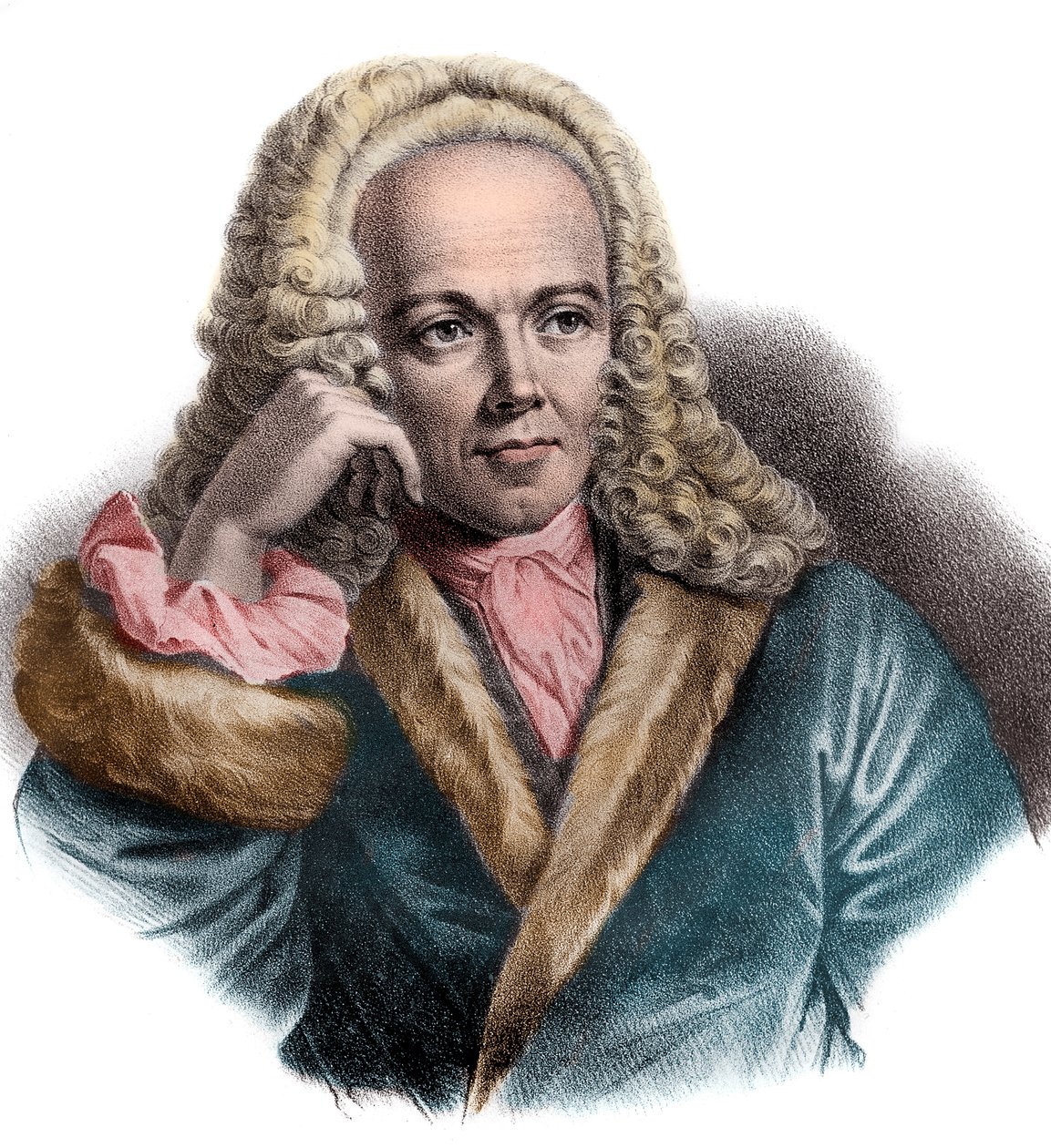 صورة لفرنسوا كيسناي (1694-1774) طبيب واقتصادي فرنسي بواسطة المدرسة الفرنسية