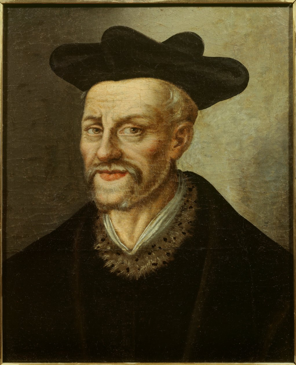صورة شخصية للطبيب والكاتب الفرنسي فرانسوا رابليه (1494-1553). رسم المدرسة الفرنسية. القرن السادس عشر. الشمس 0،49x0،40 م متحف قصر فرساي بواسطة المدرسة الفرنسية