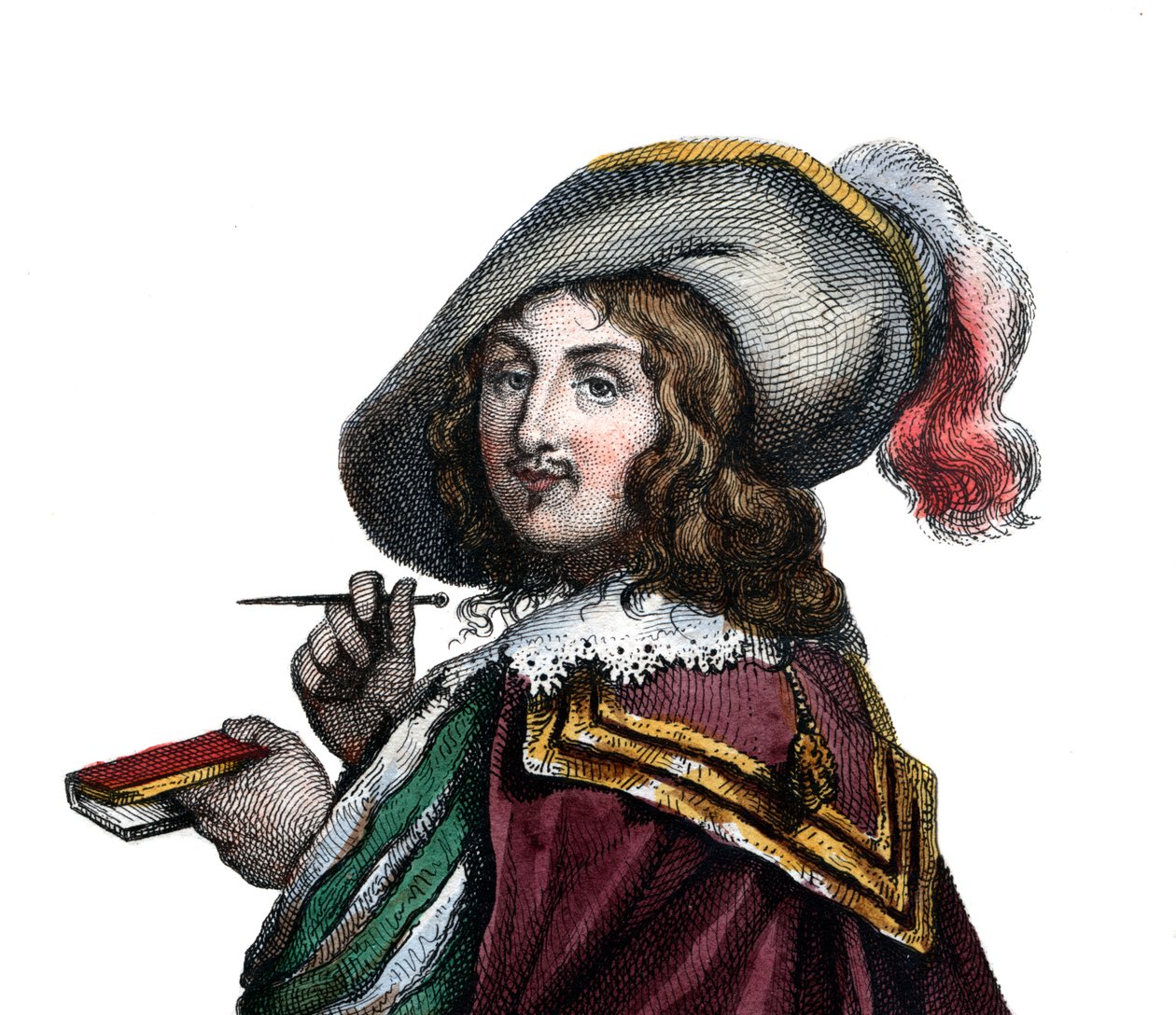 صورة لفرنسوا السادس ، دوق لاروشوكولد ، أمير مارسيلاك (1613-1680) ، مؤلف فرنسي. بواسطة المدرسة الفرنسية