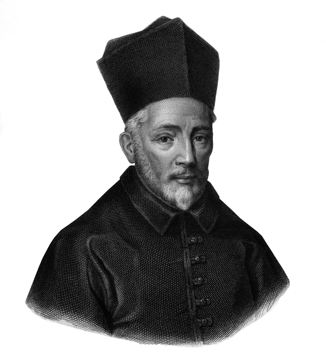 صورة لفرنسوا فان دير بورش (1567-1644) ، رئيس أساقفة كامبراي. بواسطة المدرسة الفرنسية
