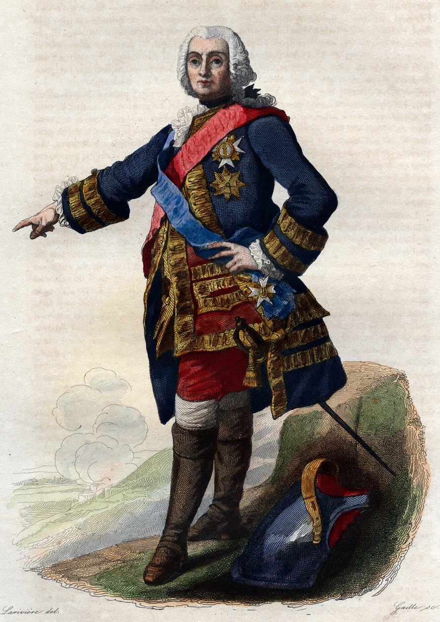 صورة فرانسوا دي شيفرت (1695-1769) ، الجنرال الفرنسي. بواسطة المدرسة الفرنسية