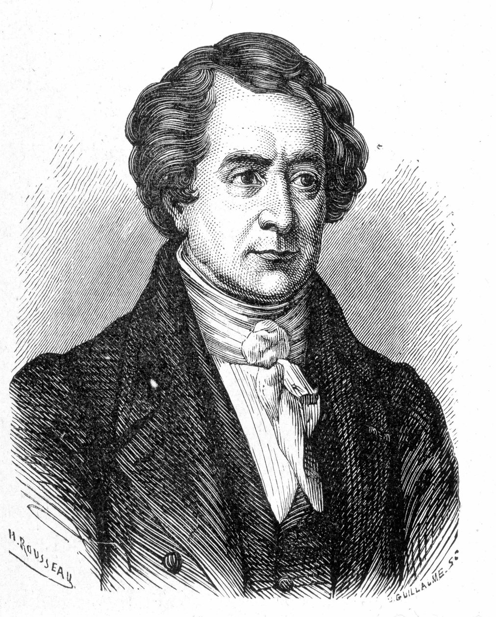 صورة لفرانسوا أراغو (1786-1853) - في ألبوم العلوم ؛ علماء لامعون الاكتشافات العظيمة "" "1896. بواسطة المدرسة الفرنسية