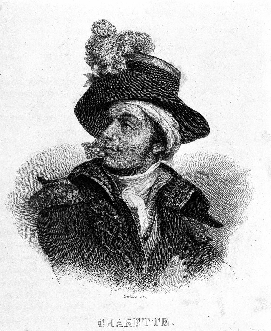 صورة لفرانسوا أثاناسي (فرانسوا أثناسي) دي شاريت دي لا كونتري (1763 - 1796) - في "" الثورة الفرنسية "بقلم تيير. القرن ال 19 بواسطة المدرسة الفرنسية