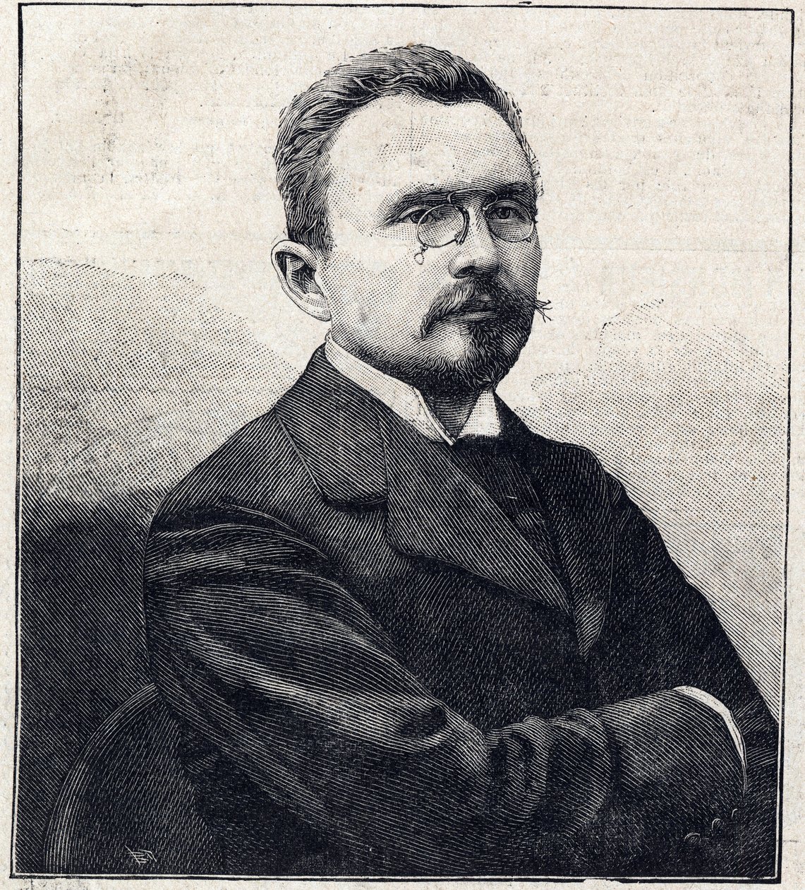 صورة لغابرييل ألبرت أوغست هانوتاوكس الدبلوماسي الفرنسي والمؤرخ والسياسي (1853-1944). بواسطة المدرسة الفرنسية