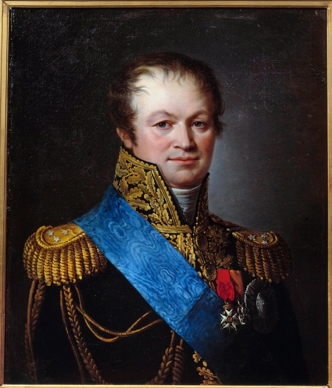 صورة للجنرال هنري فرانسوا ماري شاربنتير (1769-1831) مع الإمبراطوريات الثلاثة Painting de l