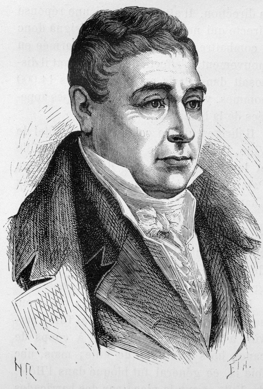 صورة للجنرال لا فاييت (لافاييت) (1757 - 1834) - في "" تاريخ فرنسا "" هنري مارتن بواسطة المدرسة الفرنسية