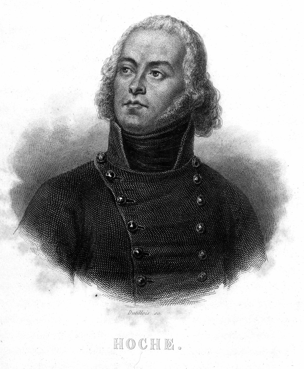 صورة للجنرال لازار لويس هوش (1768 - 1797) - في "" ثورة مشتركة "بقلم تيير. القرن ال 19 بواسطة المدرسة الفرنسية