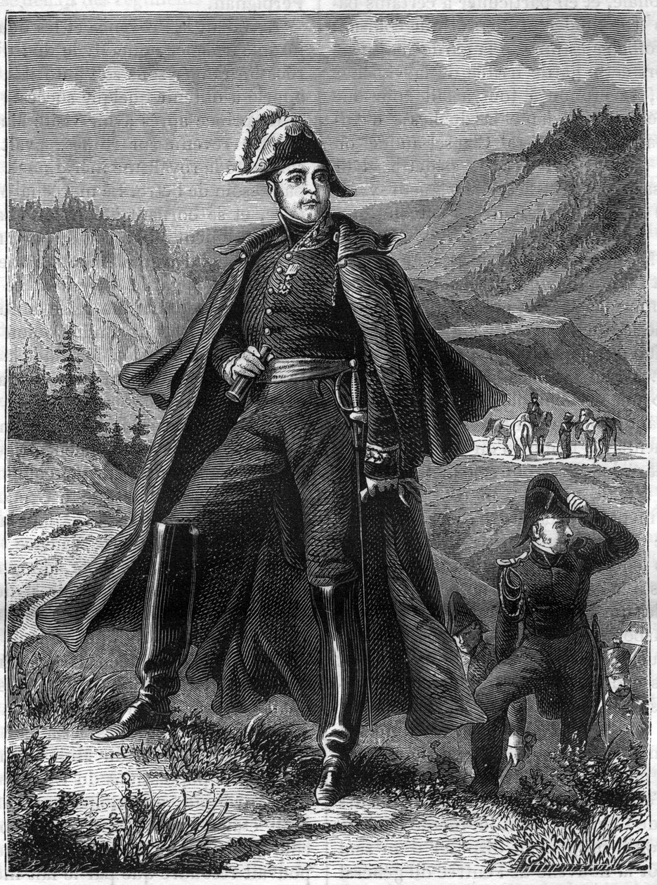 صورة للجنرال ليكورب - كلود جوزيف كونت لوكورب ، الجنرال الفرنسي (1758-1815) - في "تاريخ الإمبراطورية في جناح لتاريخ القنصلية" لأدولف تيير - 1879 - مجموعة خاصة بواسطة المدرسة الفرنسية