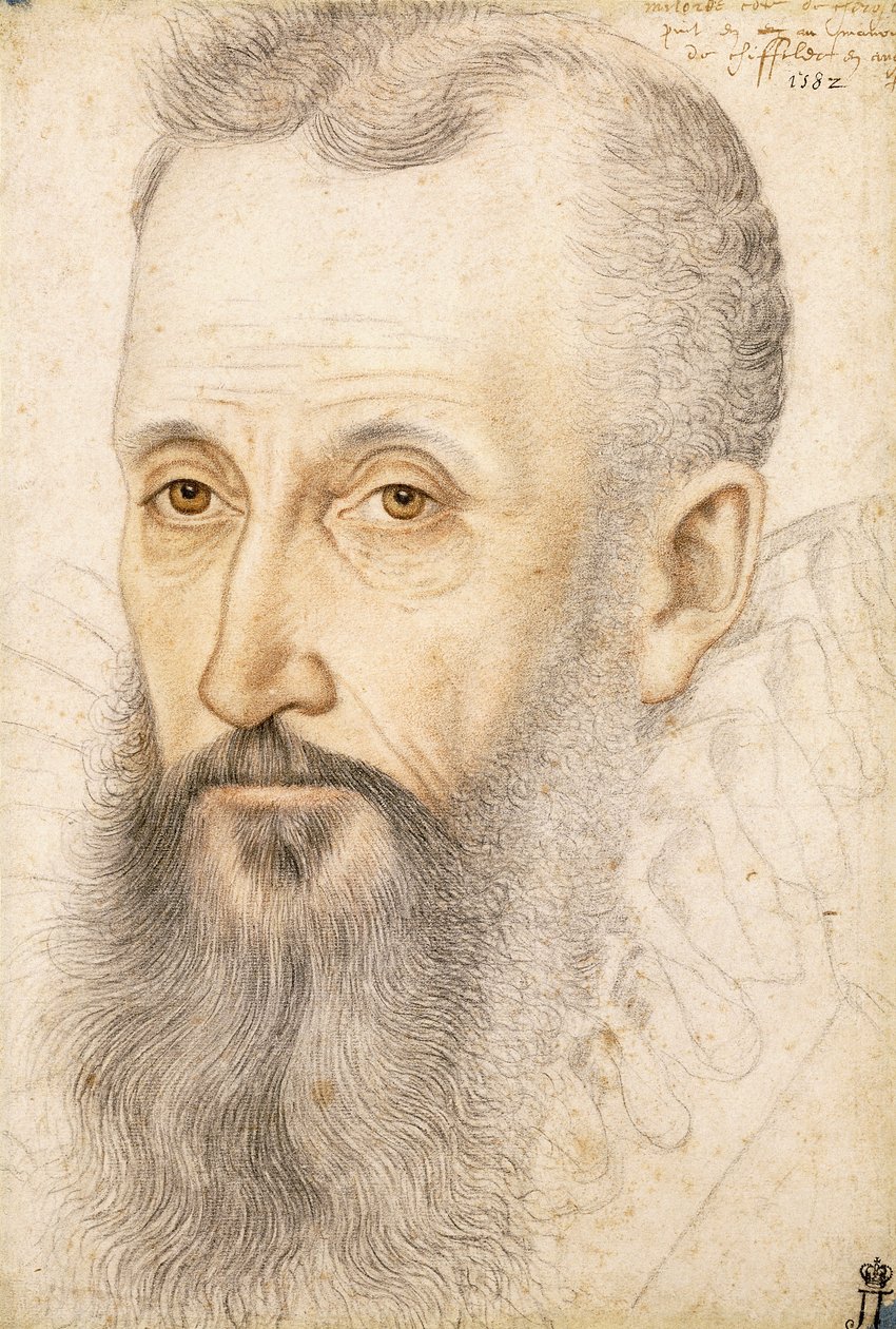 صورة لجورج تالبوت ، إيرل شروزبري ، c.1582 بواسطة المدرسة الفرنسية