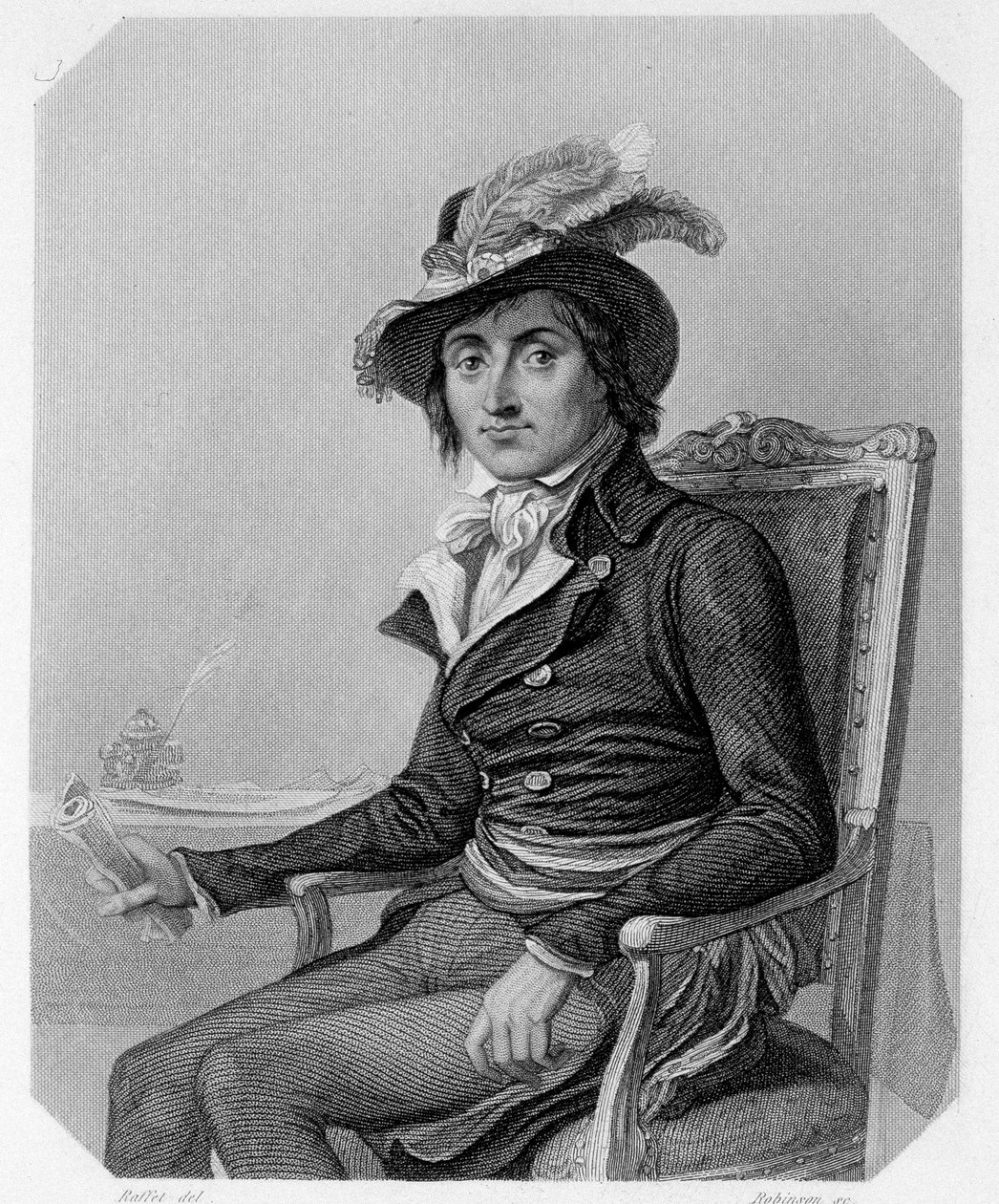 صورة جورج كوثون (1755-1794) ، سياسي فرنسي. في "تاريخ الجيروندين" بقلم لامارتين بواسطة المدرسة الفرنسية