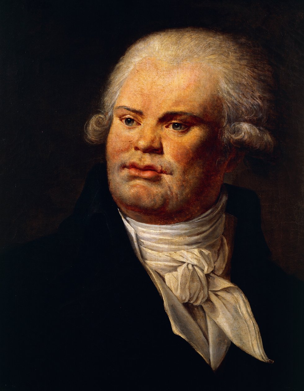 صورة لجورج دانتون (1759-1794) (زيت على قماش) بواسطة المدرسة الفرنسية