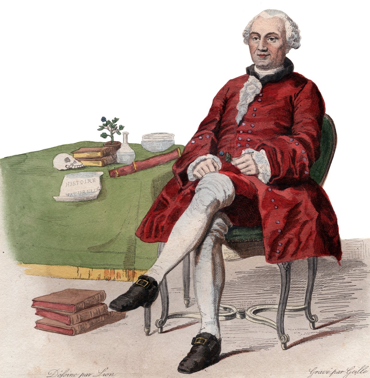 صورة لجورج لويس لوكلير ، كومت دي بوفون (1707-1788) ، عالم الطبيعة الفرنسي. بواسطة المدرسة الفرنسية