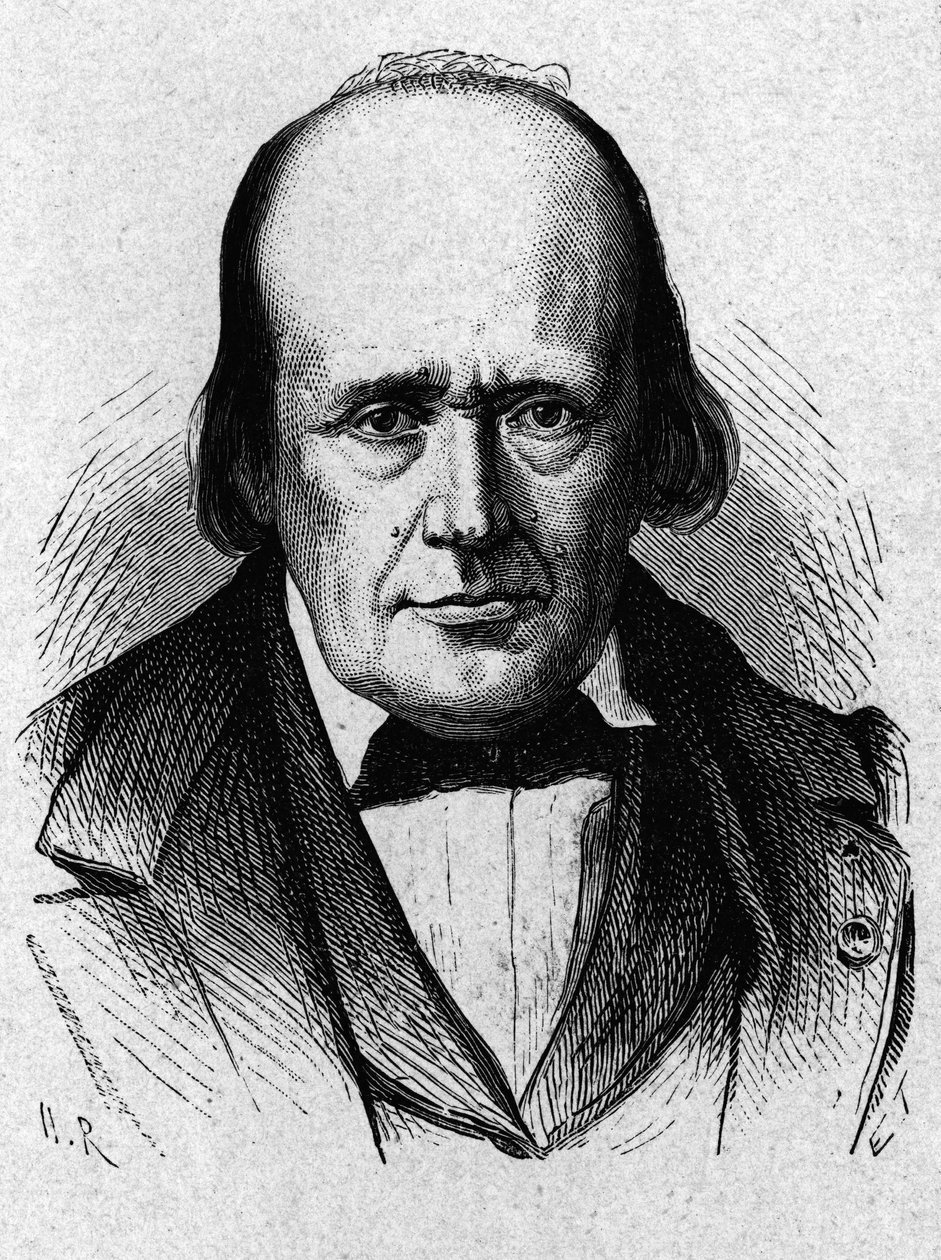 صورة هنري ميلن - إدواردز (1800 - 1885) ، عالم فيزيولوجي فرنسي - في ألبوم "" ألبوم de la Science ؛ علماء لامعون الاكتشافات العظيمة "" "1896. بواسطة المدرسة الفرنسية