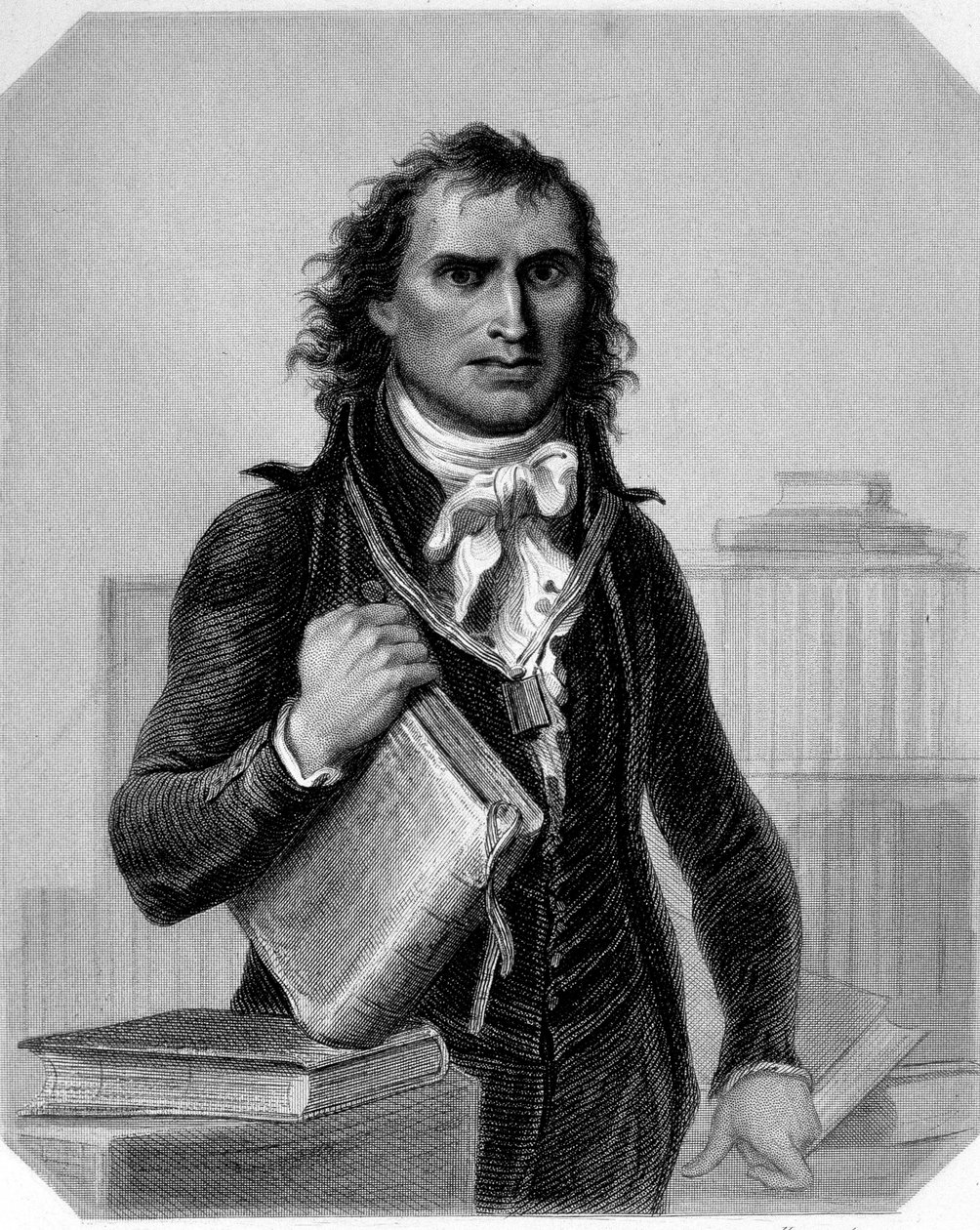 صورة هنري ديت أبي جريجوار (1750-1831) ، رجل دين وسياسي فرنسي. في "تاريخ الجيروندين" بقلم لامارتين بواسطة المدرسة الفرنسية