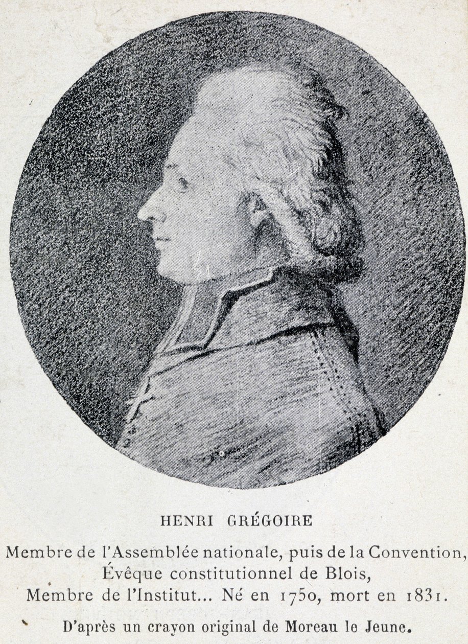 Portrait of Henri known as the Abbe Gregoire (1750-1831), French ecclesiastic and politician بواسطة المدرسة الفرنسية