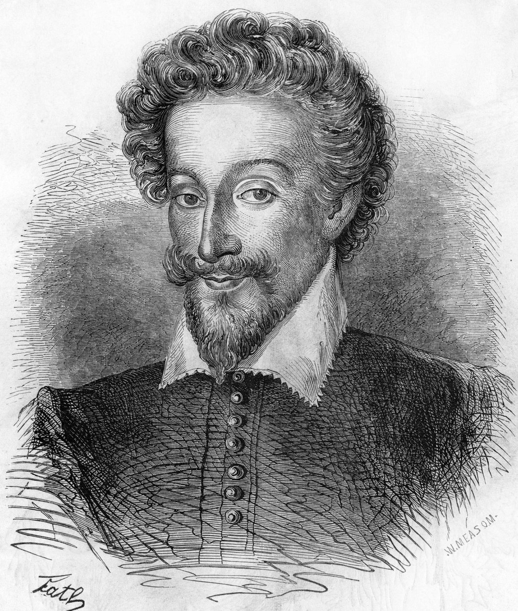 صورة لهنري الرابع (1553-1610) ، ملك فرنسا. في "" التاريخ الشعبي لفرنسا "" ، sd. حوالي عام 1885. نقش. بواسطة المدرسة الفرنسية