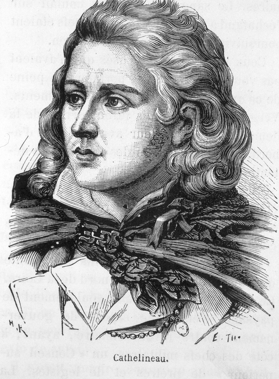 صورة لجاك كاثلينو (1759 - 1793) ، طاه Vendée - في "L'Histoire de France" "لهنري مارتن بواسطة المدرسة الفرنسية