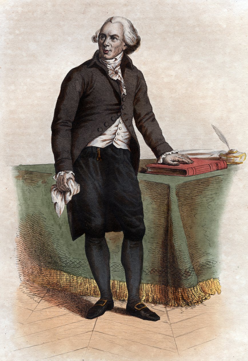 صورة لجاك دليلي (آبي ديلي) (1738-1813) ، شاعر ومترجم فرنسي. بواسطة المدرسة الفرنسية