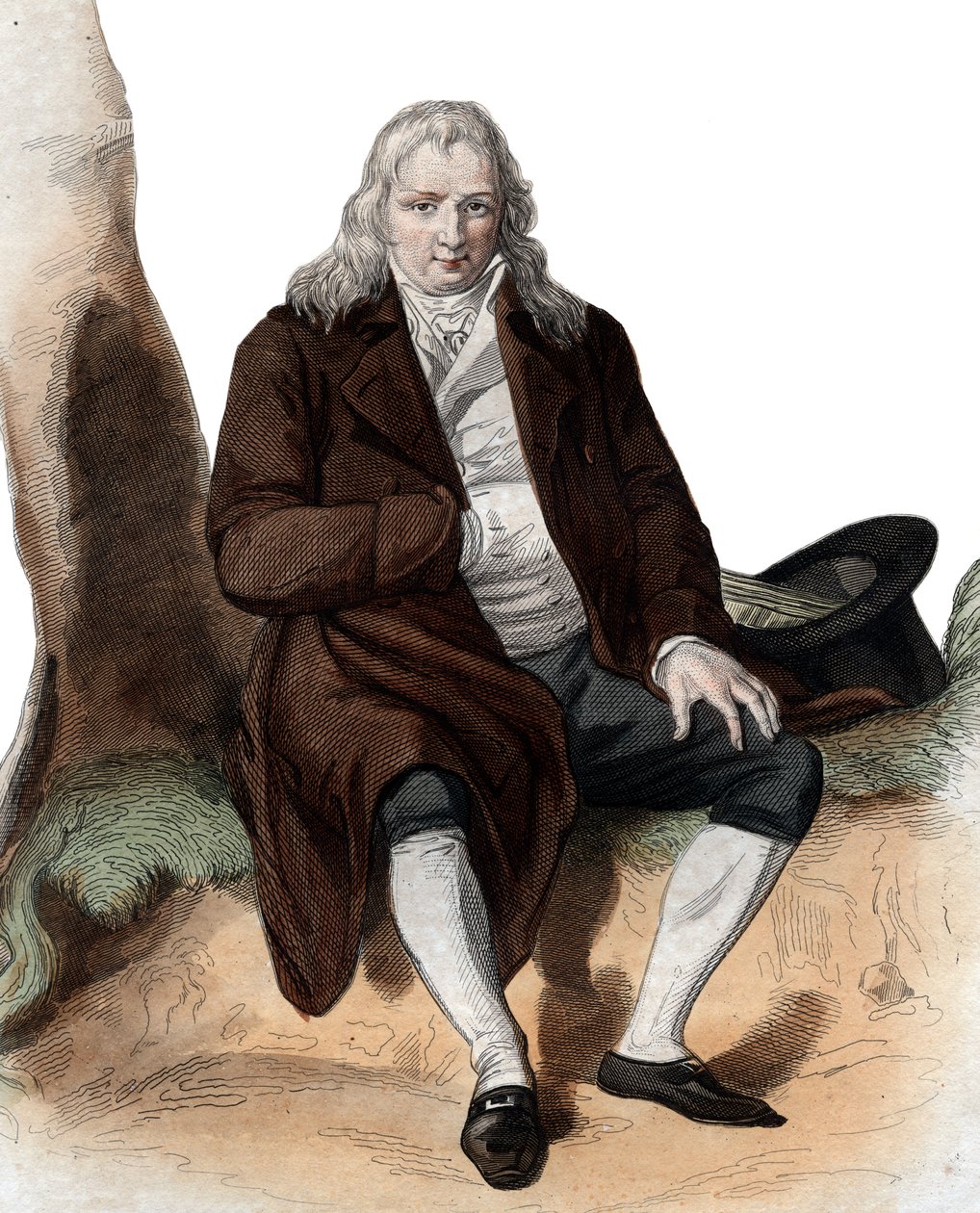 صورة لجاك هنري برناردين دي سان بيير (1737-1814) ، كاتب وعالم نباتات فرنسي. بواسطة المدرسة الفرنسية
