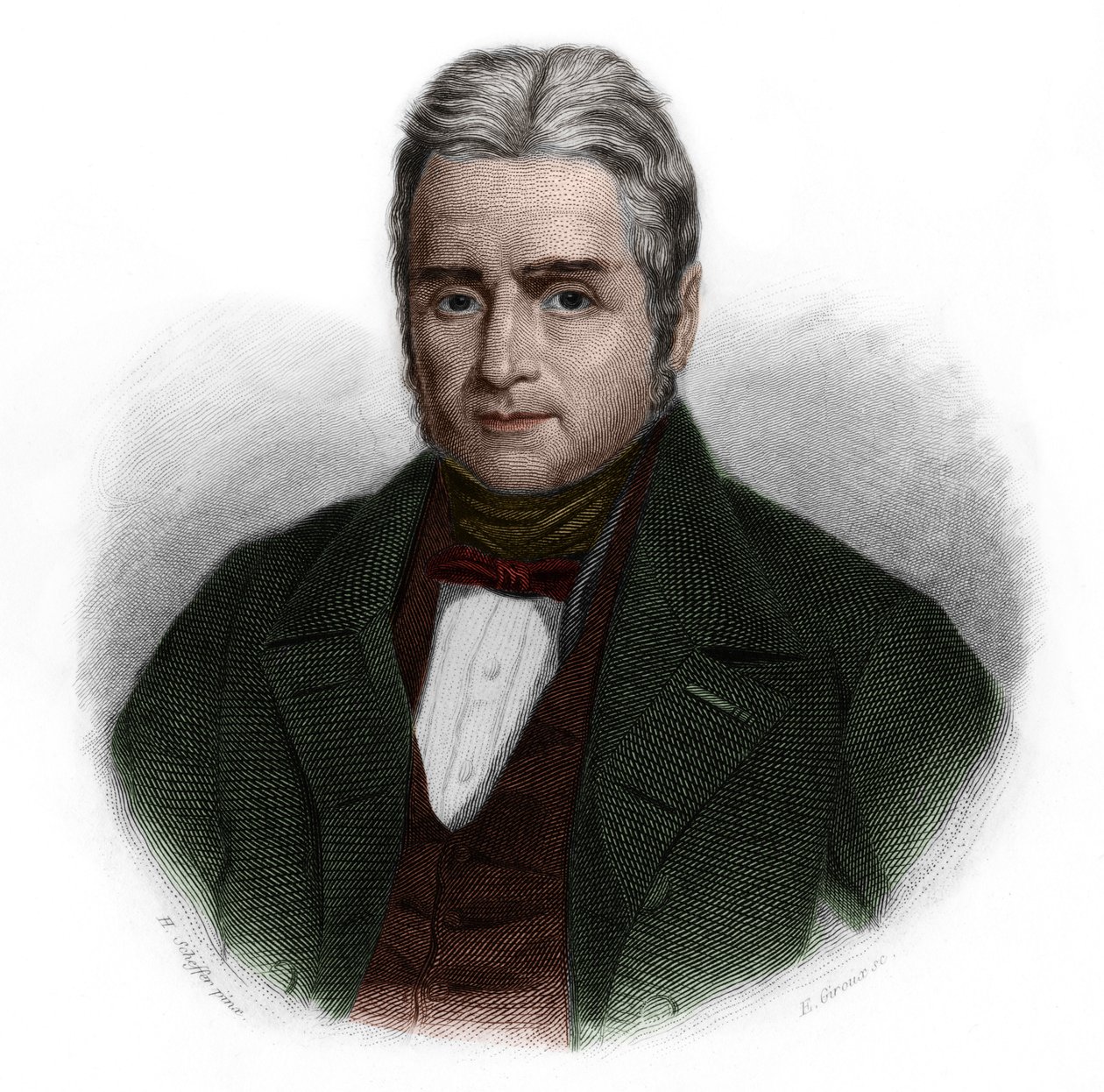 صورة لجاك لافيت (1767-1844) ، سياسي فرنسي ومصرفي. في "" كتاب المتحدثين "للويس دي كورمينين تيمون. 1842. مجموعة خاصة. بواسطة المدرسة الفرنسية