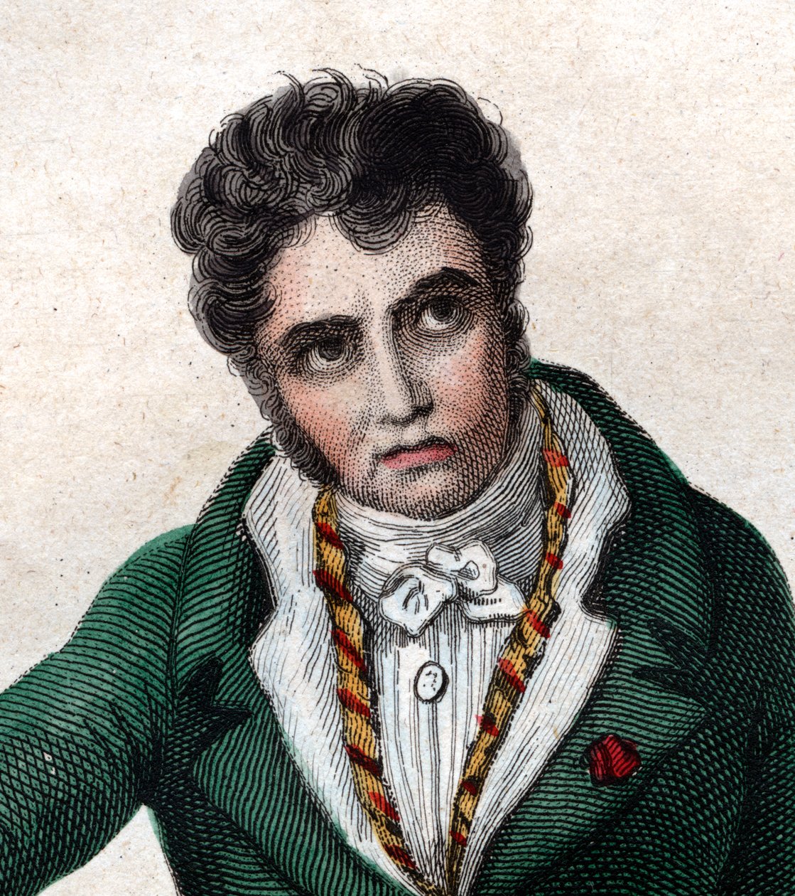 صورة لجاك لويس ديفيد (1748-1825) ، رسام فرنسي. بواسطة المدرسة الفرنسية