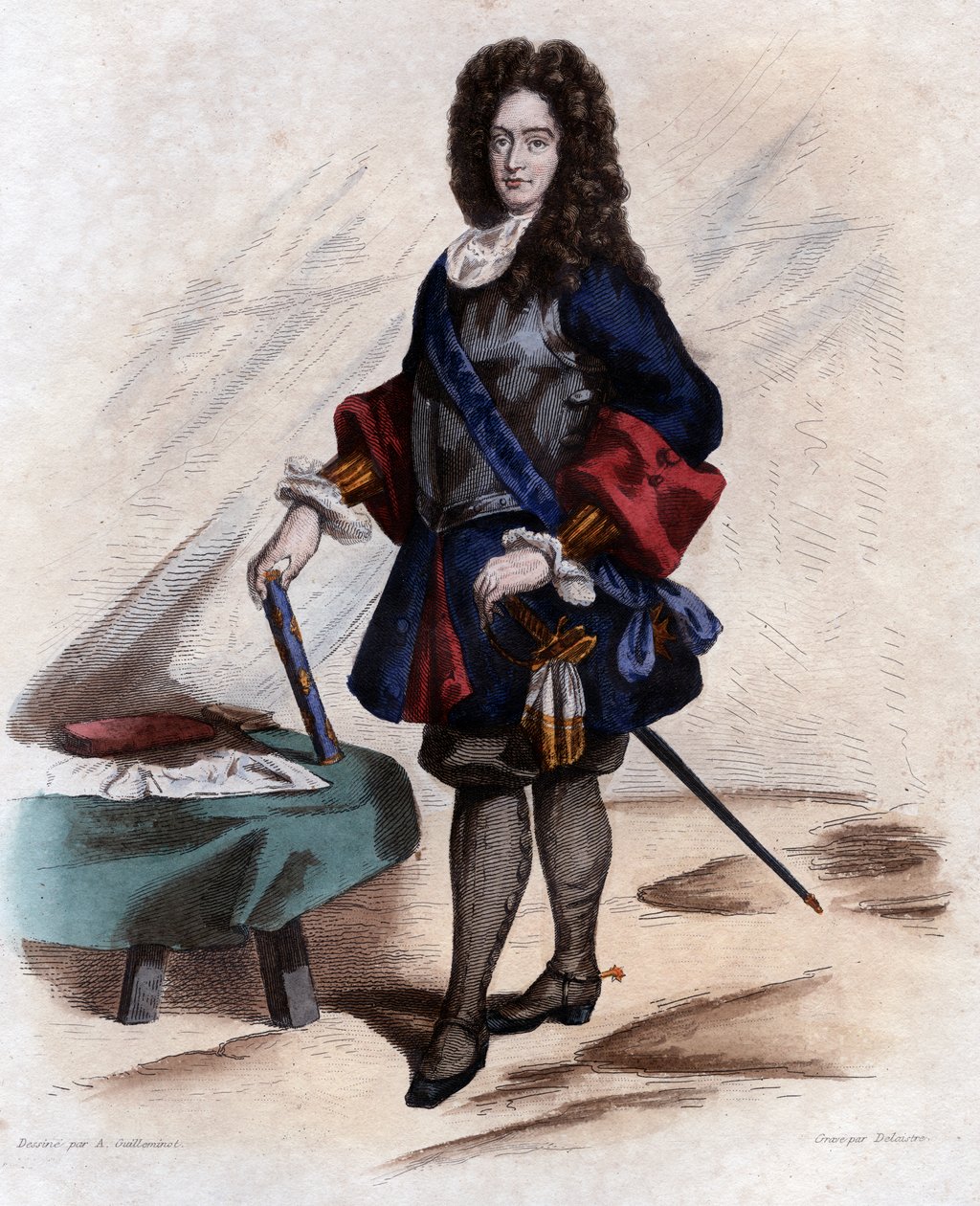 صورة لجيمس فيتز جيمس ، دوق بيرويك الأول (1670-1734) ، القائد العسكري الفرنسي. بواسطة المدرسة الفرنسية