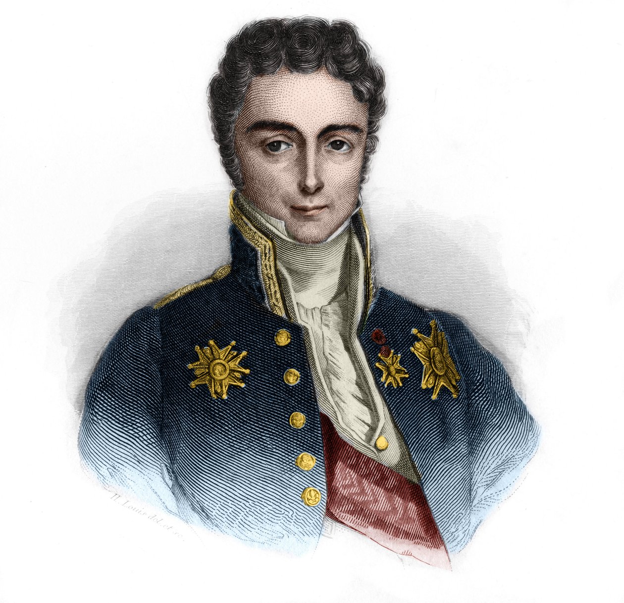 صورة جان بابتيست (جان بابتيست) سيلفر جاي ، فيسكونت مارتيناك (1778-1832) ، رجل دولة فرنسي. في "" LIBRE DES SPORERS "للويس دي كورمينين تيمون. 1842. مجموعة خاصة. بواسطة المدرسة الفرنسية
