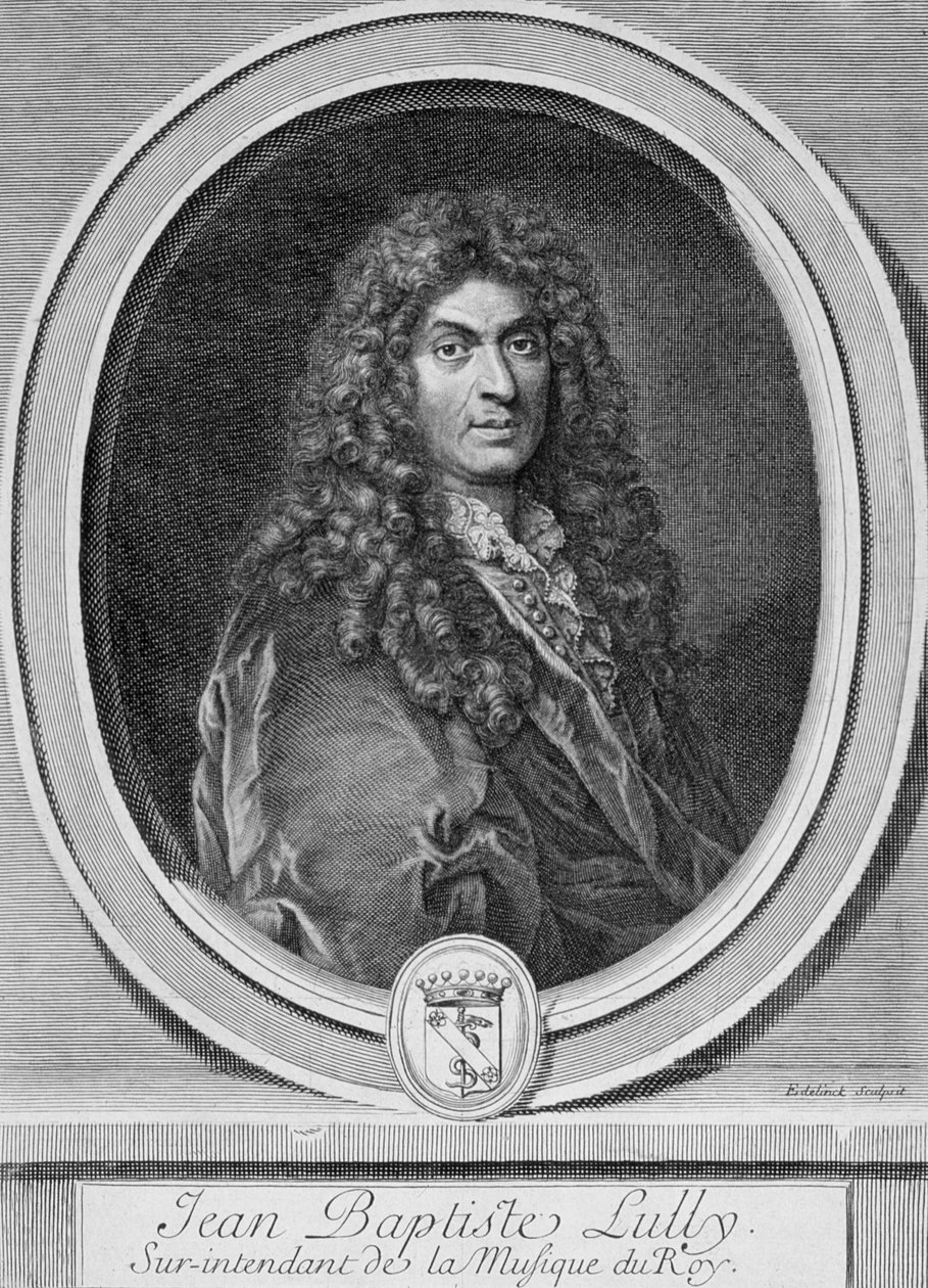 صورة جان باتيست لولي (1632-87) بواسطة المدرسة الفرنسية