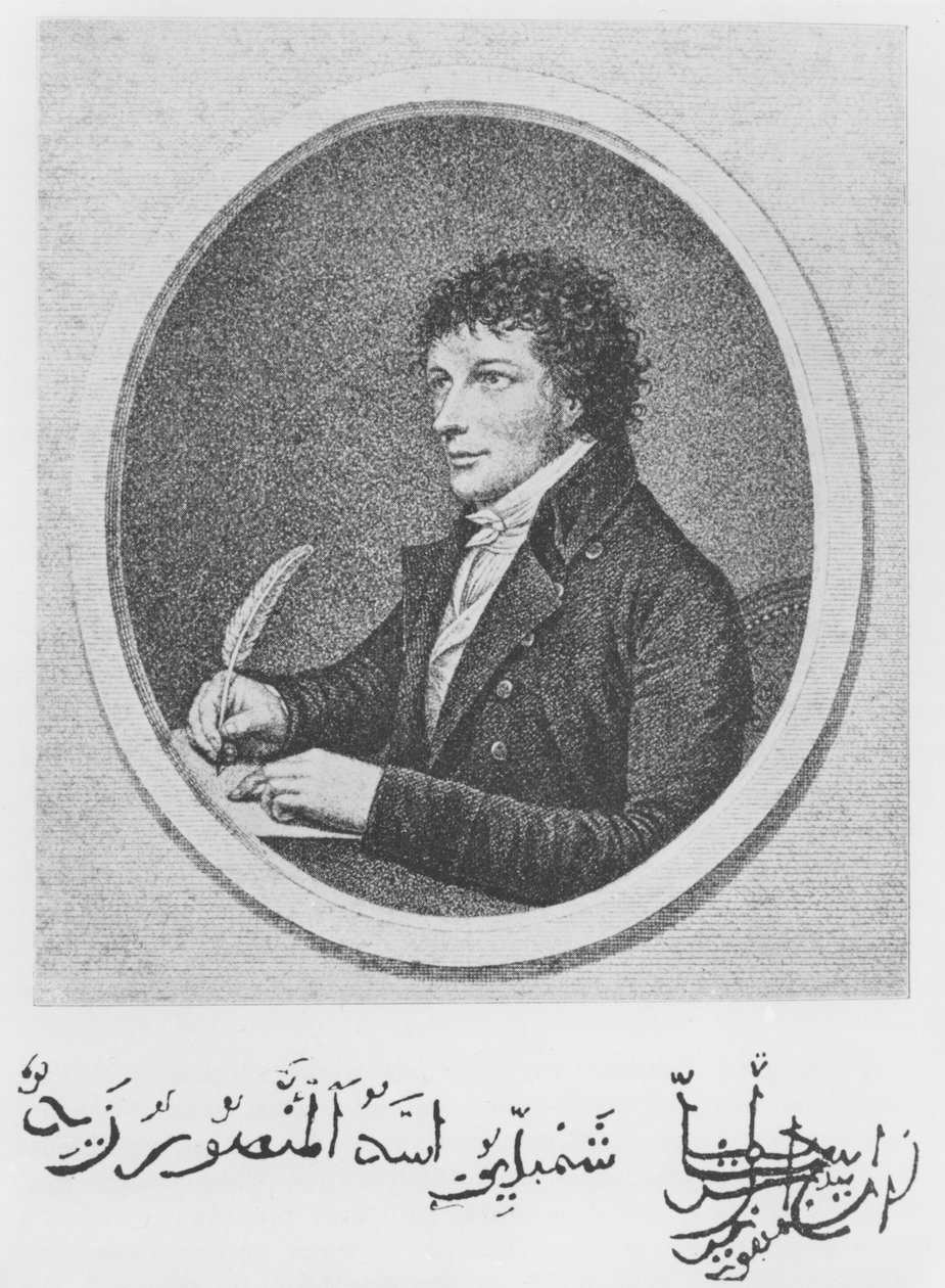 صورة جان فرانسوا شامبليون (1790-1832) بواسطة المدرسة الفرنسية