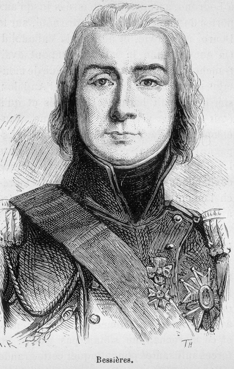 صورة جان بابتيست بيسيير ، دوق استريا ، مارشال فرنسا (1768 - 1813) ، قُتل عشية معركة ليتزن - في "تاريخ فرنسا" بقلم هنري مارتن بواسطة المدرسة الفرنسية