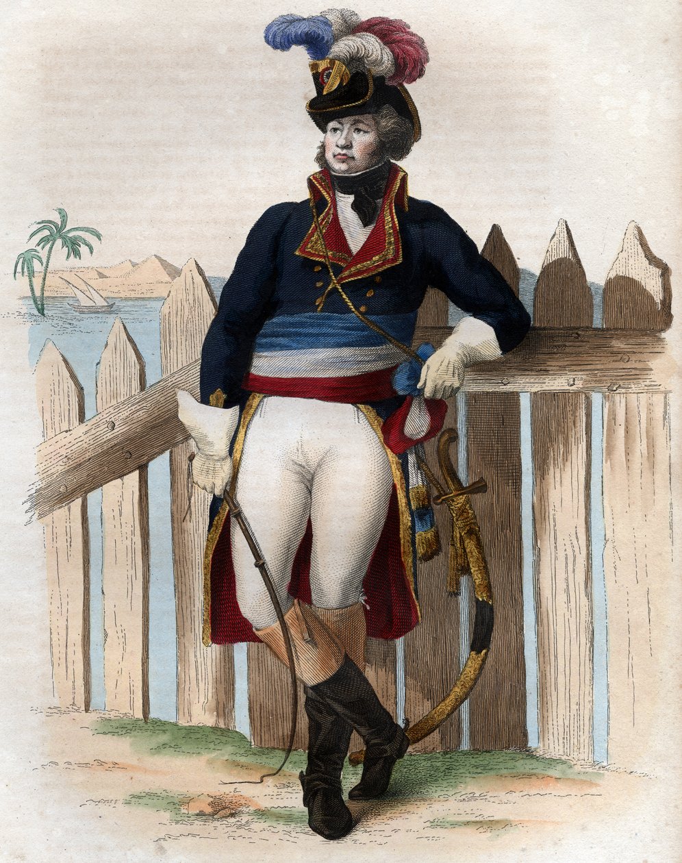 صورة جان بابتيست كليبر (1753-1800) ، جنرال فرنسي. بواسطة المدرسة الفرنسية