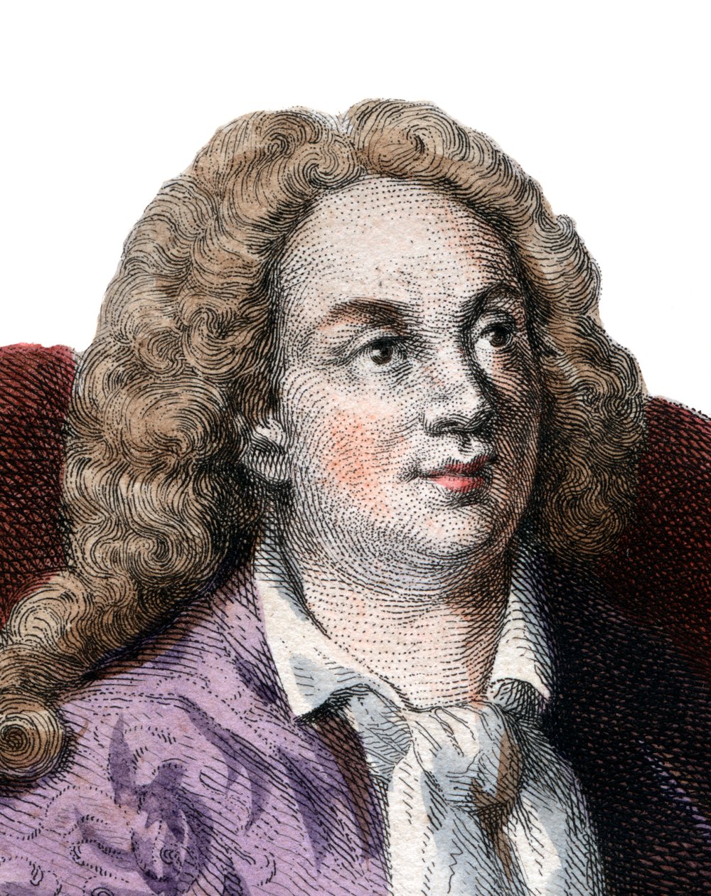 صورة جان بابتيست روسو (1670-1741) ، الشاعر الفرنسي. بواسطة المدرسة الفرنسية
